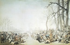 Patineurs sur la Serpentine, City of Westminster, Londres, 1786