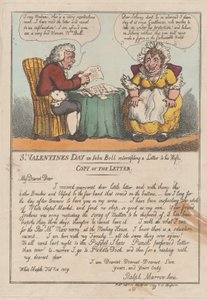 La Saint-Valentin ou John Bull interceptant une lettre à sa femme