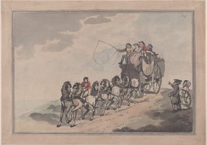 Diligence et six chevaux, 1786-93