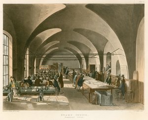 Bureau des timbres, Somerset House, Strand, Londres