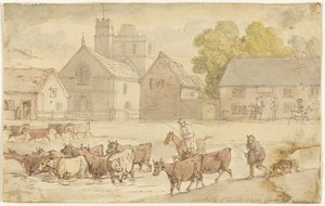 Église Stanley St. Leonard, Gloucestershire - Thomas Rowlandson
