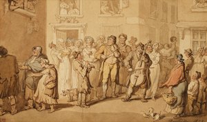 Musiciens de rue, 1823 - Thomas Rowlandson