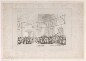 La Banque, janvier 1792 (réédité) - Thomas Rowlandson