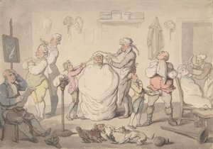 Le salon de coiffure - Thomas Rowlandson