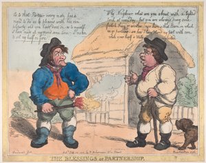 Les bénédictions du partenariat, 28 juillet 1805 - Thomas Rowlandson