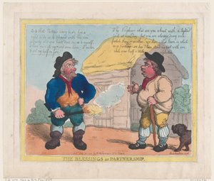 Les Bénédictions du Partenariat, 28 juillet 1805 - Thomas Rowlandson