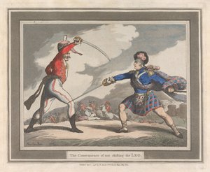 Les conséquences du fait de ne pas changer de jambe - Thomas Rowlandson
