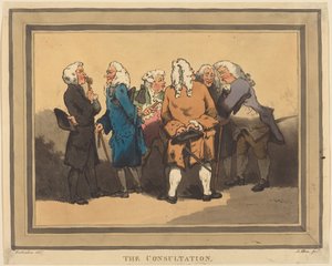 La consultation - Thomas Rowlandson