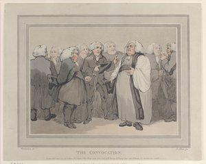 La convocation, septembre 1785 - Thomas Rowlandson