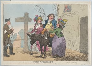 Le départ, 29 avril 1784 - Thomas Rowlandson