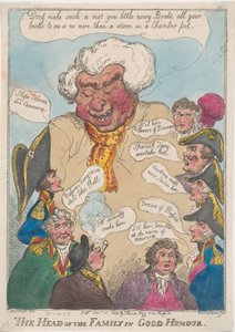 Le chef de famille de bonne humeur, 15 janvier 1809 - Thomas Rowlandson