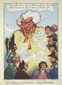 Le chef de famille de bonne humeur, pub. Thomas Tegg, 15 janvier 1809