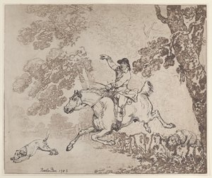 Le chasseur - Thomas Rowlandson