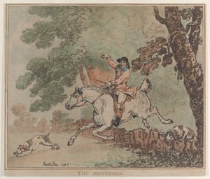 Le chasseur - Thomas Rowlandson