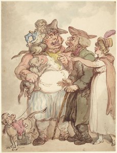 Le marchand de singes - Thomas Rowlandson