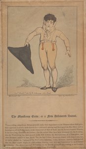 La créature rampante monstrueuse ; ou un animal récemment découvert - Thomas Rowlandson