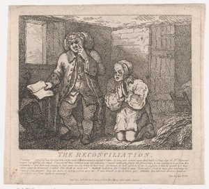 La Réconciliation, Beautés pittoresques de Boswell, Partie la Seconde, 20 juin 1786 - Thomas Rowlandson