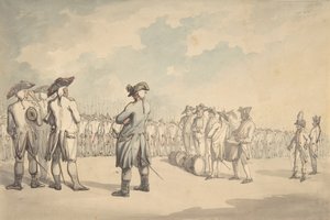 La Revue, vers 1800