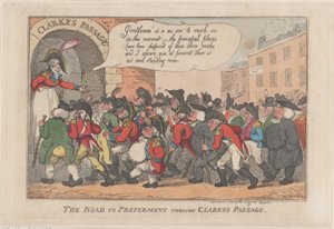 La Route vers la Promotion à travers le Passage de Clarke, 5 mars 1809