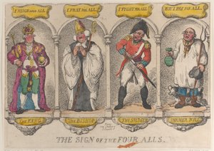 Le Signe des Quatre Tous, 1810 - Thomas Rowlandson