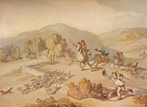 La Chasse au village, c. 1800, 1922
