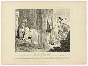 La Vision, tirée du Tour des Hébrides de Boswell - Thomas Rowlandson