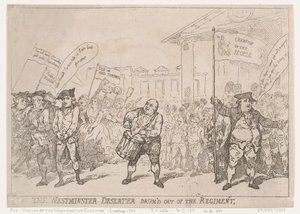 Le déserteur de Westminster expulsé du régiment, 18 mai 1784