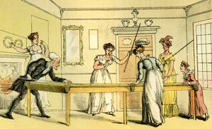 La table de billard - Thomas Rowlandson