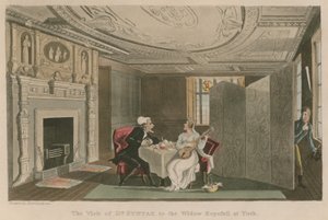La visite du Dr Syntax à la veuve Hopefull à York - Thomas Rowlandson