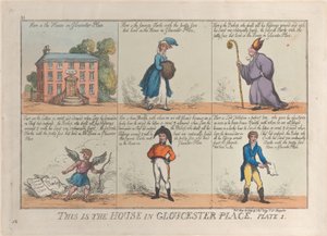 Voici la maison à Gloucester Place, Planche 1