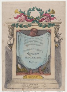 Page de titre, Caricature Magazine de Rowlandson, Vol. 5