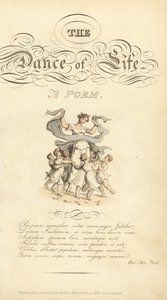 Page de titre avec titre calligraphique et vignette - Thomas Rowlandson