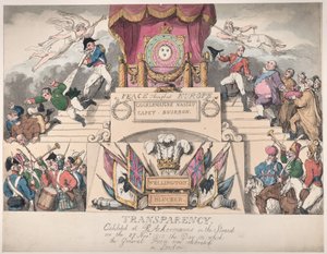Transparence : exposée chez R. Ackermann dans le Strand le 27 novembre 1815 - Thomas Rowlandson