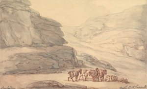 La Vallée des Pierres, Lynton, Devon - Thomas Rowlandson