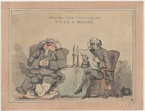 Vicaire et Moïse, 1er avril 1786 - Thomas Rowlandson