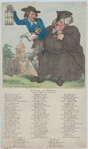 Vicaire et Moïse, 8 août 1784 - Thomas Rowlandson