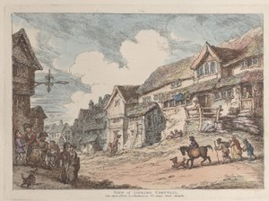 Vue de Liskard, Cornwall - Thomas Rowlandson
