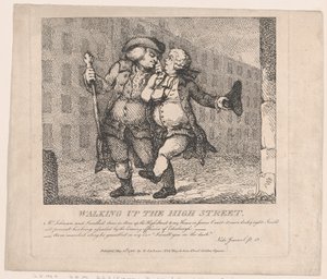 Marcher dans la rue principale, Édimbourg Beautés pittoresques de Boswell, Partie F...