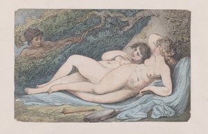 Nymphes des bois La Découverte, 1799 - Thomas Rowlandson