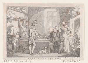 Jeune Adams catéchisé par le pasteur Adams, des Aventures de Joseph Andrews, et son fr..., 1792
