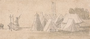Scène de campement - Thomas Sandby