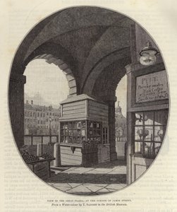 Vue de la grande place au coin de James Street - Thomas Sandby