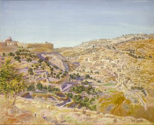 Vue de Jérusalem, 1854