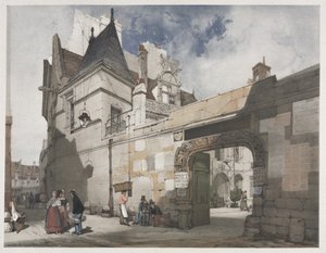 Architecture pittoresque à Paris, Gand, Anvers, Rouen : Hôtel de Cluny, Paris - Thomas Shotter Boys
