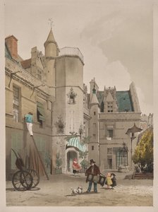 Architecture pittoresque à Paris, Gand, Anvers, Rouen : Hôtel Cluny, Paris - Thomas Shotter Boys