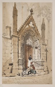 Architecture Pittoresque à Paris, Gand, Anvers, Rouen: Porte Rouge, Nôtre Dame, Paris - Thomas Shotter Boys