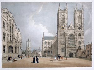 Abbaye de Westminster et Hôpital, Londres, 1842 - Thomas Shotter Boys