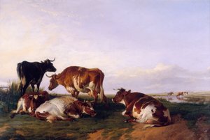Paysage et bétail, 1868