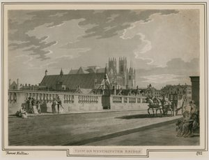 Vue du pont de Westminster - Thomas Snr. Malton