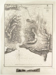 Baie de Balaklava, mer Noire, relevée par le commandant Spratt du HMSV 